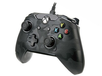 Manette câblée de PDP pour ordinateur personnel et Xbox - Camo Noir