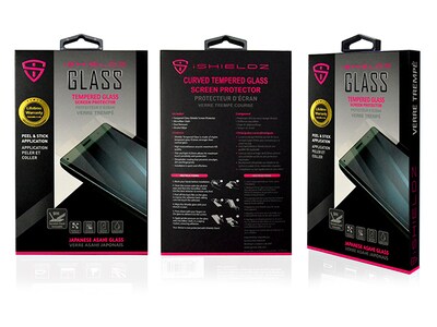 Protecteur d’écran en verre trempé de iShieldz pour iPhone XS MAX