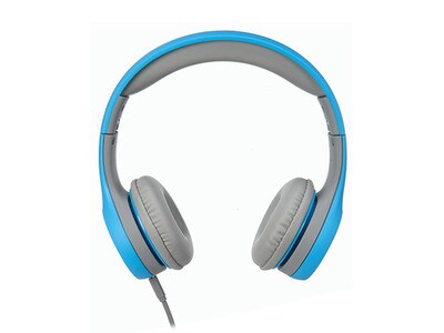 HeadRush HRK 1002 On-Ear Wired Kids Headphones - Blue