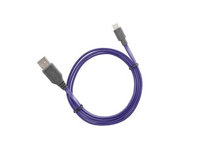 Ventev Charge & Sync 1m (3.3’) MFI Lightning-to-USB Cable - Purple