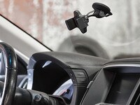 VITAL 2-in-1 Universal Cellphone Vent & Suction Mount - Black