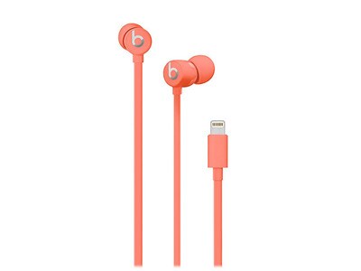 Beats urBeats³ Wired In-Ear Earbuds with Lightning Connector - Coral