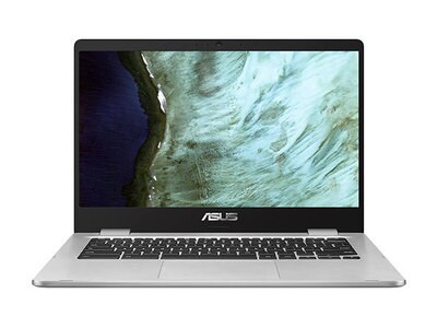 ASUS C423NA-RH01-CB 14” Chromebook with Intel® N3350, 32GB eMMC, 4GB RAM & Chrome OS – Silver