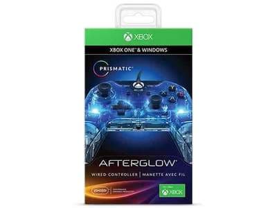 Manette câblée Afterglow de PDP pour Xbox - clair