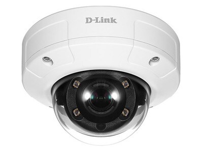 Caméra de sécurité sous dôme intérieur/extérieur HD intégrale H.265 à 5 Mpx Vigilance DCS4605EV de D-Link