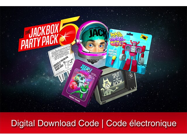 The Jackbox Party Pack 5 (Digital Download) for Nintendo Switch - English Only