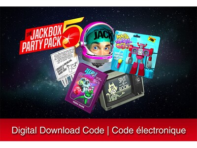 The Jackbox Party Pack 5 (Code Electronique) pour Nintendo Switch - anglais seulement