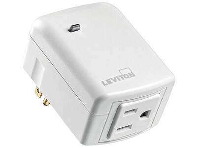 Leviton Z Wave Enabled 15 Amp Decora Smart Plug-in Outlet - White