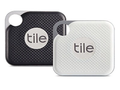 Tile Pro Combo 2 Pack with Replaceable Battery - White/Black