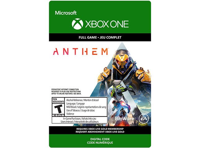 Anthem (Digital Download) for Xbox One
