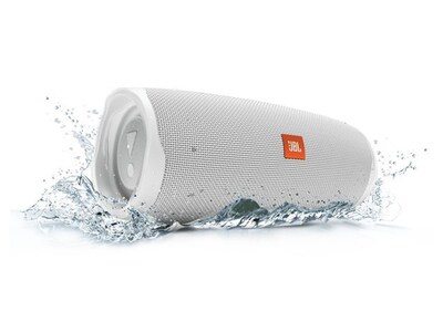 JBL Charge 4 Waterproof Bluetooth® Portable Speaker - White