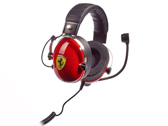 Thrustmaster T-Racing Scuderia Ferrari Edition Over-Ear Wired Headset - Red