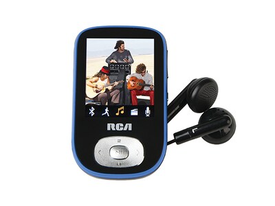 Lecteur MP3 Bluetooth® à 4 Go CMBT004 de RCA - Bleu