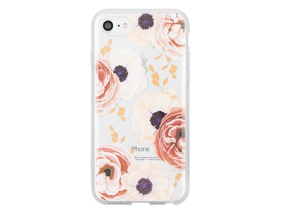 Habitu iPhone 6/6s/7/8/SE 2nd Generation Floral Collection Hybrid Case - Zinnia