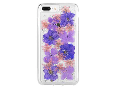 Étui Everlast Petals d’Habitu pour iPhone 6/6s/7/8 Plus - violet