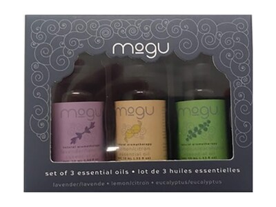 Mogu Set of 3, Essential Oils - Lavender, Lemon and Eucalyptus