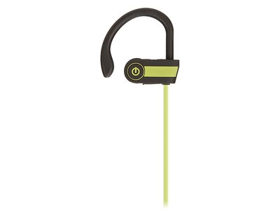 Écouteurs-boutons sport Bluetooth® sans fil HRS 5017 de HeadRush - noir et jaune
