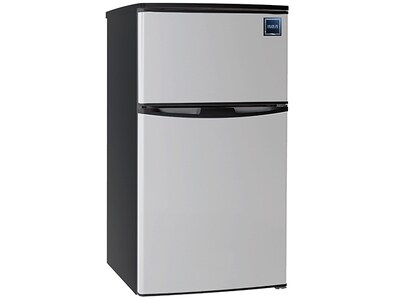 Combinaison réfrigérateur/congélateur RCA de 3,1 pieds cube à 2 portes - Acier inoxydable
