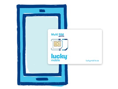 Carte Multi SIM de Lucky Mobile