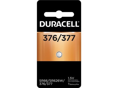 Pile bouton de 1,5 V 377 de Duracell - emballage de 1