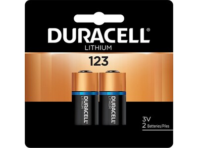 Pile au lithium Ultra 123 de Duracell - Emballage de 2