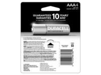 Duracell Rechargeable Ni-MH AAA Batteries - 4-Pack