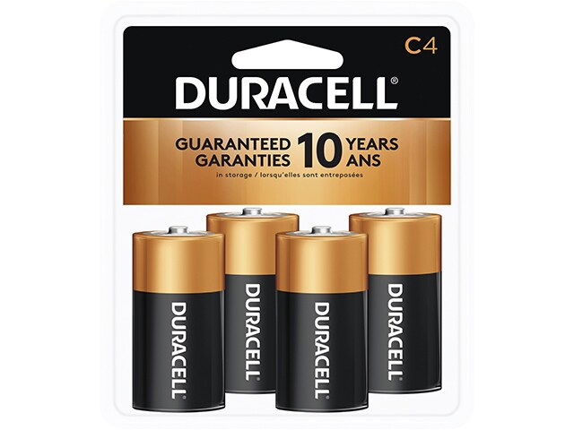 Duracell Coppertop C Batteries - 4 Pack