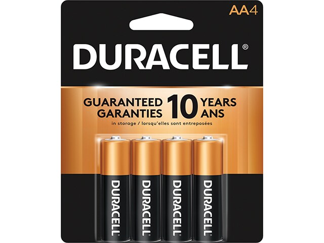 Duracell Coppertop AA Alkaline Batteries - 4 Pack