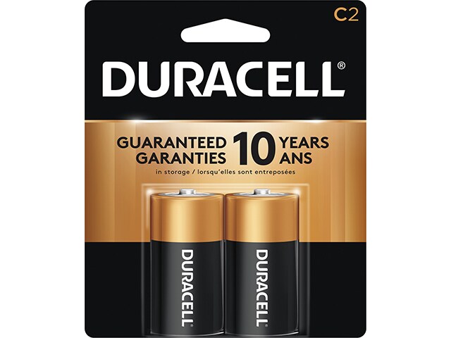 Pile alcaline Coppertop C de 1,5V de Duracell - emballage de 2