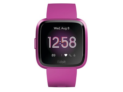 Fitbit® Versa™ Lite Edition Smartwatch - Mulberry Aluminum Case, Mulberry