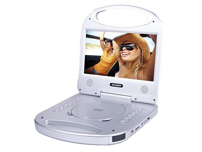 Sylvania 10" Portable DVD Player with Integrated Handle - Silver