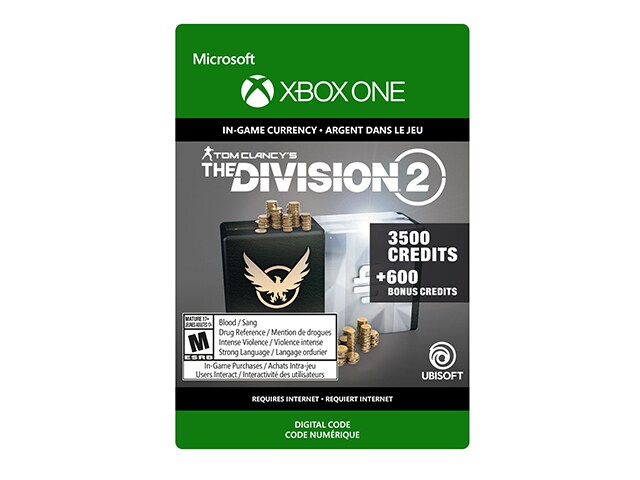 Tom Clancy's The Division 2: 4100 Premium Credits Pack (Code Electronique) pour Xbox One