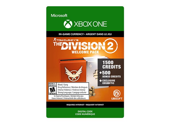 Tom Clancy's The Division 2: Welcome Pack (Code Electronique) pour Xbox One