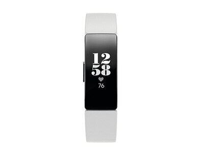 Bracelet d'activité Inspire HR™ de Fitbit® - Blanc et Noir