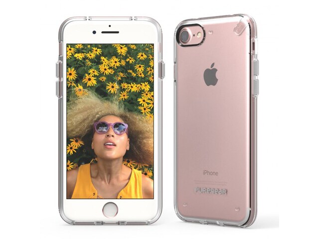 Étui mince Slim Shell PureGear pour  iPhone 7/8 -Transparent