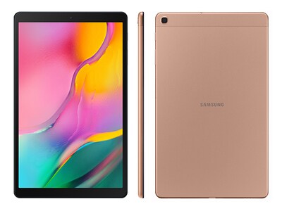 Tablette 10,1 po Galaxy Tab A SM-T510NZDAXAC de Samsung avec processeur à 8 cœurs de 1,8 GHz, stockage de 32 Go et Android 9,0 - or