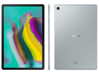 Tablette 10,5 po Galaxy Tab S5e SM-T720NZSAXAC de Samsung avec processeur à 10 cœurs de 1,7 GHz, stockage de 64 Go et Android 9,0 - argent