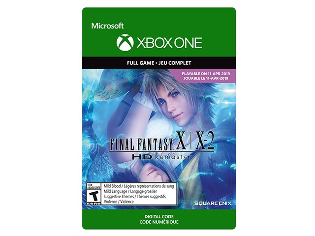 Final Fantasy X/X-2 HD Remaster (Code Electronique) pour Xbox One