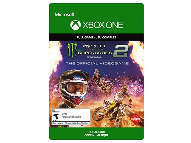 Monster Energy Supercross 2: The Official Videogame 2 (Code Electronique) pour Xbox One