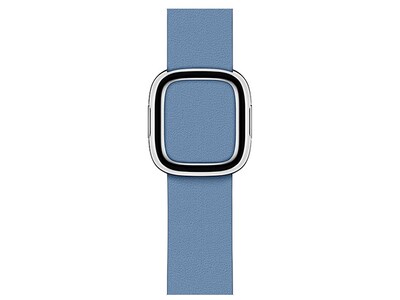Bracelet de 38 mm - 41 mm à boucle moderne pour montre Apple Watch - bleuet, moyen