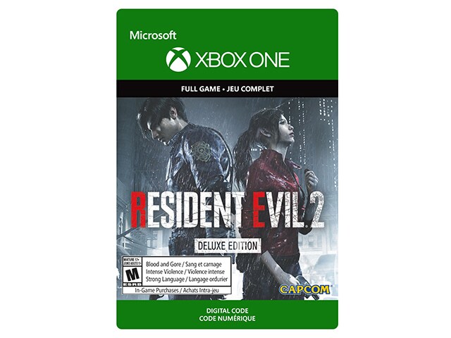 RESIDENT EVIL 2: Deluxe Edition (Code Electronique) pour Xbox One