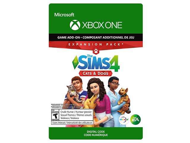 THE SIMS 4 Cats & Dogs (Code Electronique) pour Xbox One