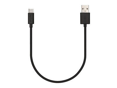 Veho Pebble™ 0.2m USB-C™-to-USB Universal Charge & Sync Cable - Black