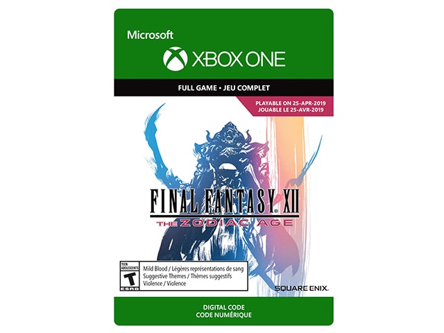 Final Fantasy XII The Zodiac Age (Code Electronique) pour Xbox One