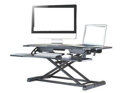TygerClaw TYDS14018 Sit-stand Desktop Ergonomic Workstation