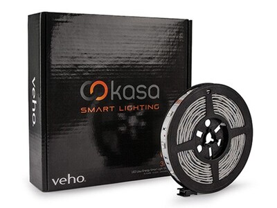 Guirlande de DEL Bluetooth tamisable qui change de couleur Kasa de Veho – 3 m