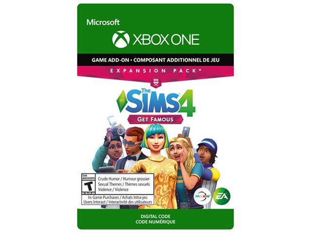 The Sims 4: Get Famous (Code Electronique) pour Xbox One