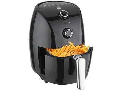 Brentwood 1.6 Quart Small Electric Air Fryer, with Timer & Temperature Control