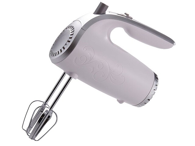 Brentwood HM48W 5-Speed Electric Hand Mixer Lightweight - White