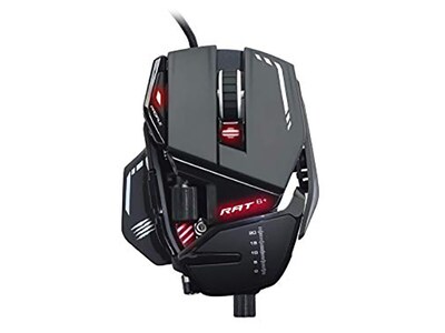 Mad Catz R.A.T. 8+ Wired Optical Gaming Mouse - Black